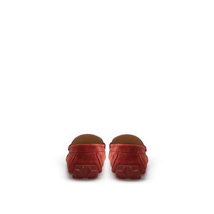 Bally Bordeaux Leather Moccassin