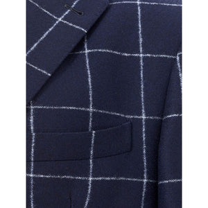 Malo Blue Wool Blazer
