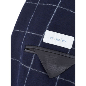 Malo Blue Wool Blazer