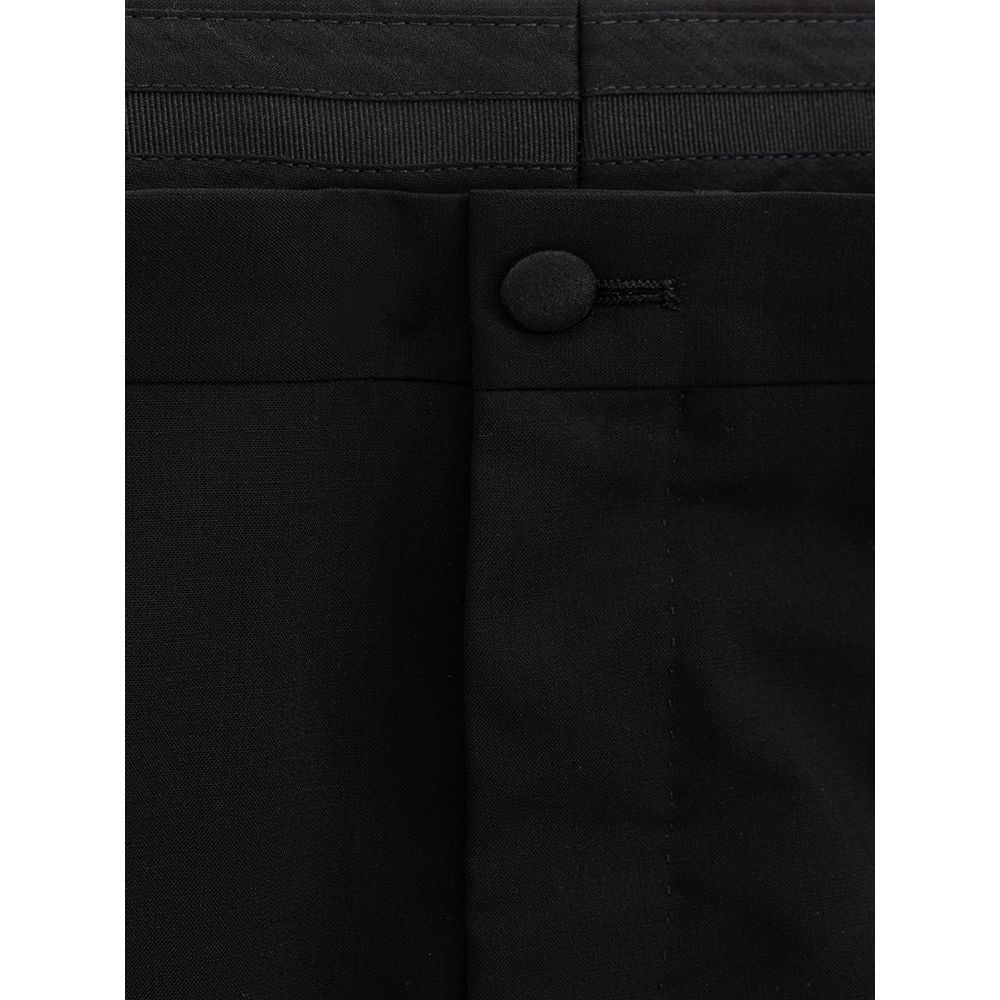 Dolce & Gabbana Black Wool Dress Pants
