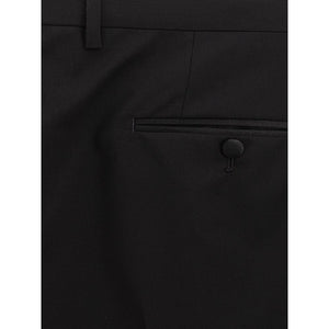 Dolce & Gabbana Black Wool Dress Pants