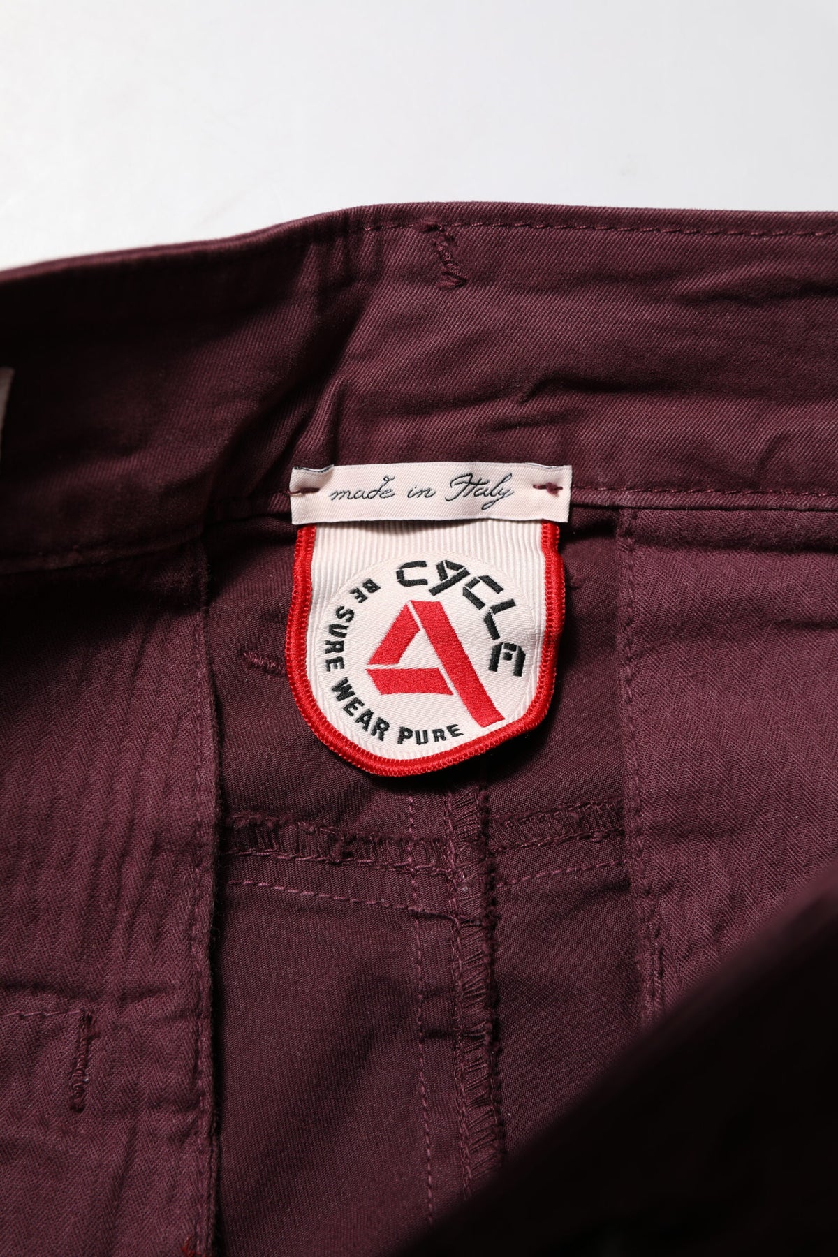 CYCLE Maroon Cotton Stretch Skinny Fit Men Denim Jeans