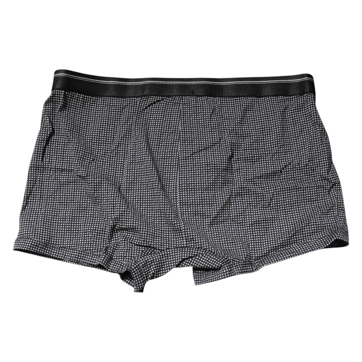 Dolce & Gabbana Gray Printed Cotton Boxer Short Underwear