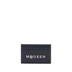 Alexander McQueen Black Calf Leather Bos Taurus Wallet