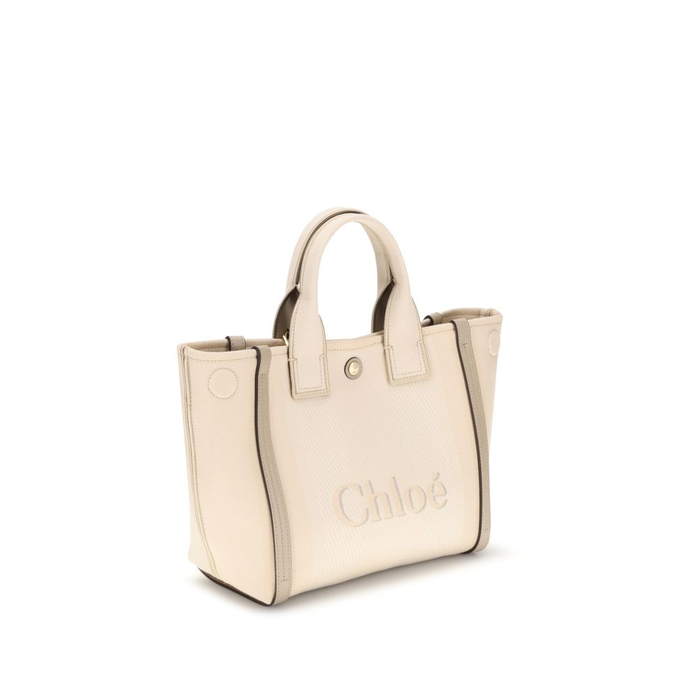 Chloé Beige Cotton Handbag