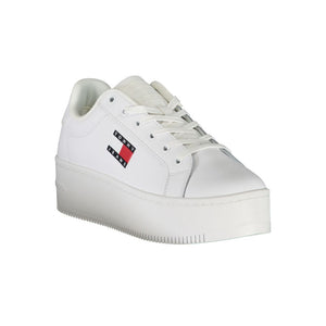 Tommy Hilfiger Bianco Leather Women Sneaker
