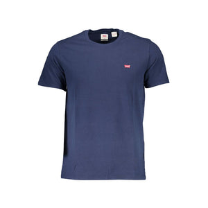 Levi's Blu Cotton Men T-Shirt
