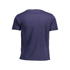North Sails Blu Cotton Men T-Shirt
