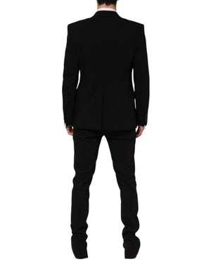 Dolce & Gabbana Black MARTINI Single Breasted 2 Piece Suit