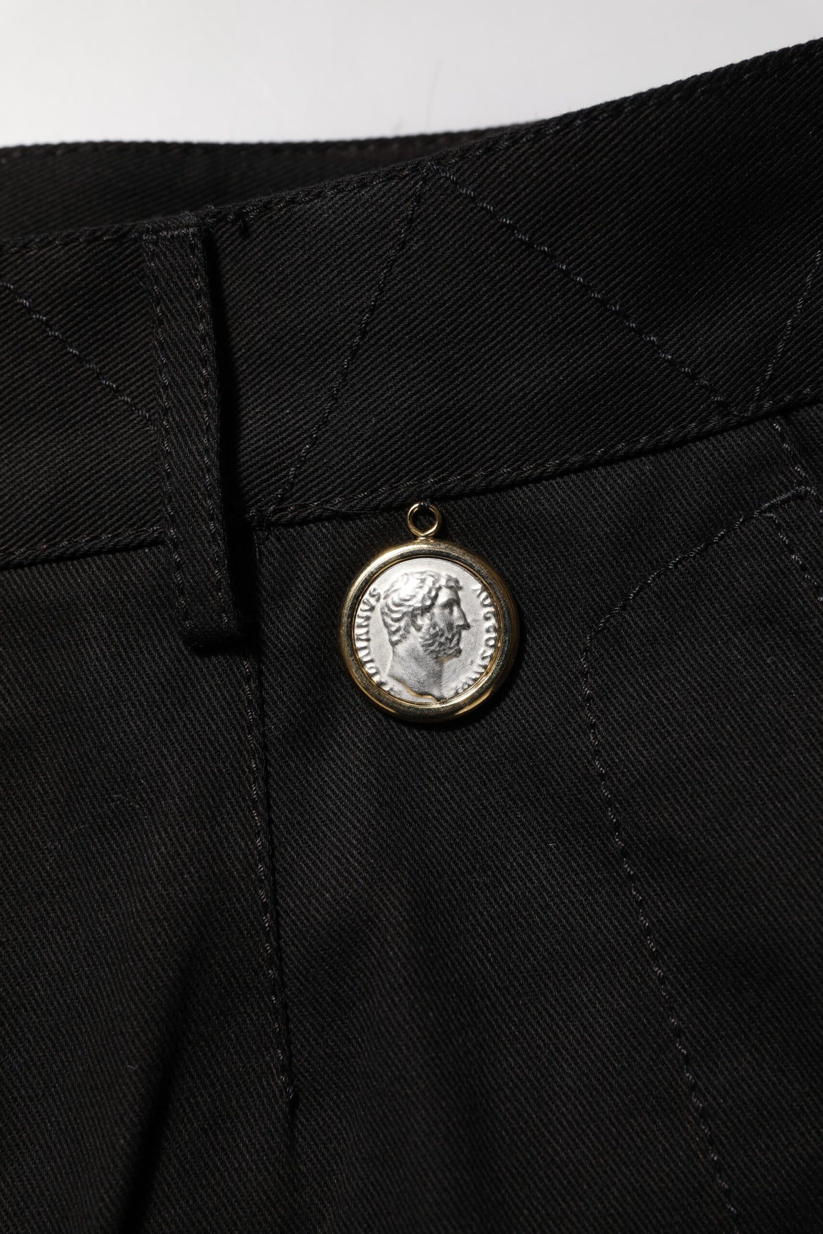 Dolce & Gabbana Black Cotton Knee Length Men Bermuda Shorts