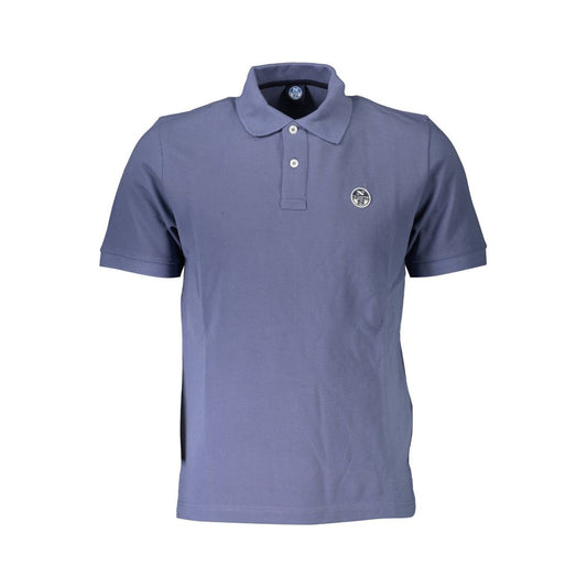 North Sails Blu Cotton Mens Polo Shirt