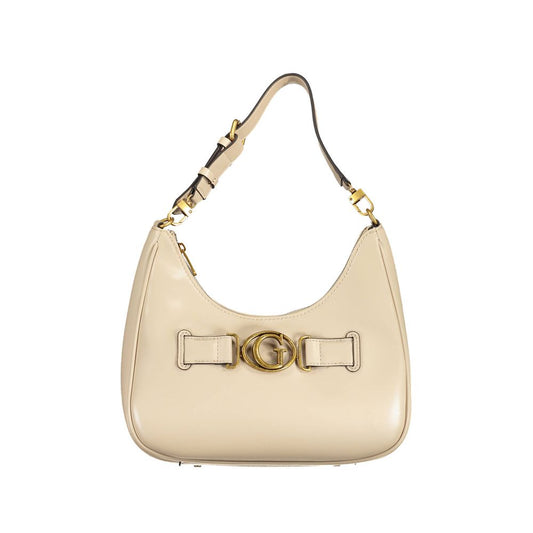 Guess Jeans Beige Polyurethane Women Handbag