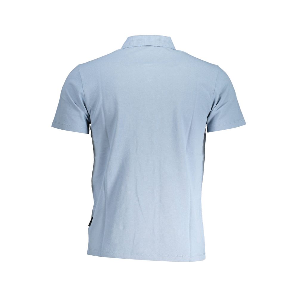 Napapijri Azzurro Cotton Men Polo Shirt