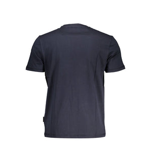 Napapijri Blu Cotton Men T-Shirt