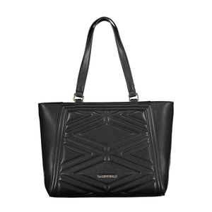Mario Valentino Black Polyurethane Women Handbag