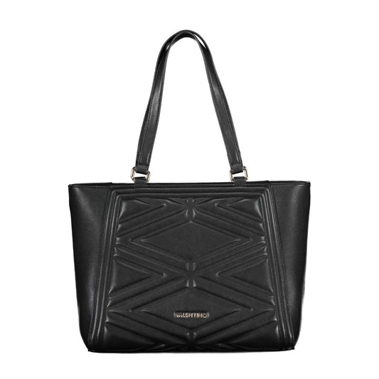 Mario Valentino Black Polyurethane Women Handbag