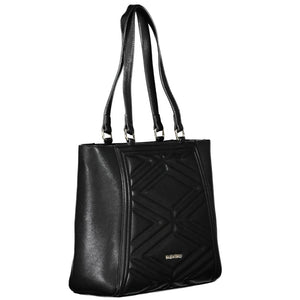 Mario Valentino Black Polyurethane Women Handbag