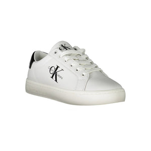 Calvin Klein White Leather Women's Sneaker