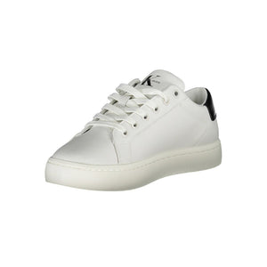 Calvin Klein White Leather Women's Sneaker