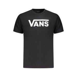 Vans Black Cotton Men's T-Shirt