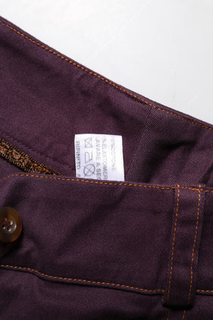 BENCIVENGA Purple High Waisted Tapered Pants