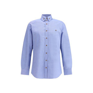 Vivienne Westwood Light Blue Cotton Dress Shirt