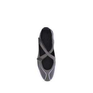 The Attico Gray Polyethylene Ballet Flats