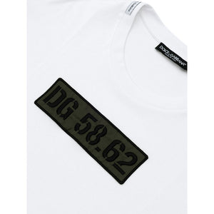 Dolce & Gabbana White Cotton T-Shirt