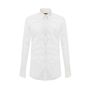 Dolce & Gabbana White Cotton Dress Shirt