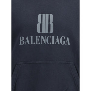 Balenciaga Black Cotton Sweatshirt