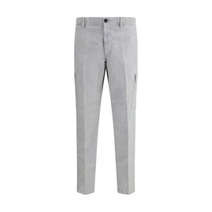 PT Torino Gray Cotton Cargo Pants