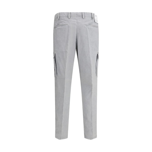 PT Torino Gray Cotton Cargo Pants