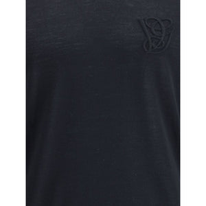 Valentino Black Fleece Wool Sweatshirt