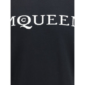 Alexander McQueen Black Wool Sweatshirt