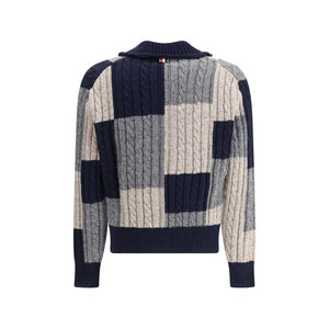 Thom Browne Multicolor Wool Cardigan