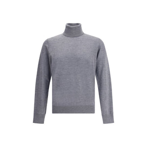 Dsquared² Gray Fleece Wool Turtleneck