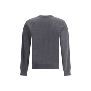 Dsquared² Gray Fleece Wool Sweatshirt