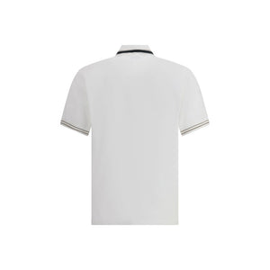 Ferragamo White Cotton Polo Shirt