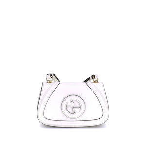 Gucci White Calf Leather Bos Taurus Handbag