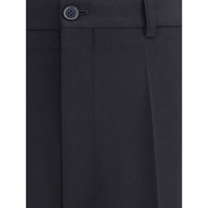 Balenciaga Black Viscose Dress Pants