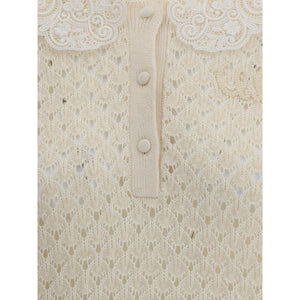 Chloé Cream Cotton Sweatshirt