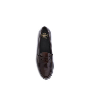 Church's Brown Calf Leather Bos Taurus Slip-On Loafers