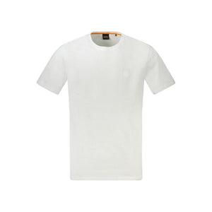 Hugo Boss White Cotton Men T-Shirt