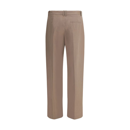 The Row Beige Cotton Casual Pants