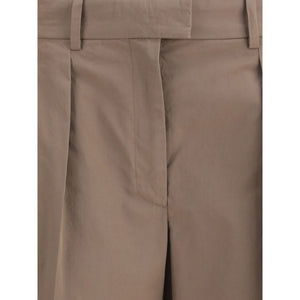 The Row Beige Cotton Casual Pants