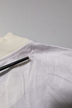 Dolce & Gabbana White Silk Crew Neck Long Sleeves T-shirt