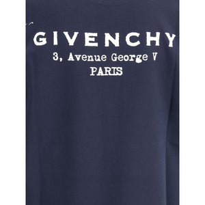 Givenchy Blue Cotton T-Shirt
