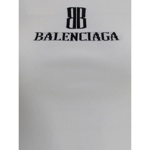 Balenciaga White Viscose Top