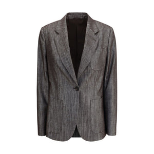 Brunello Cucinelli Yellow Polyester Blazer