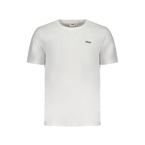 Fila White Cotton Men's T-Shirt